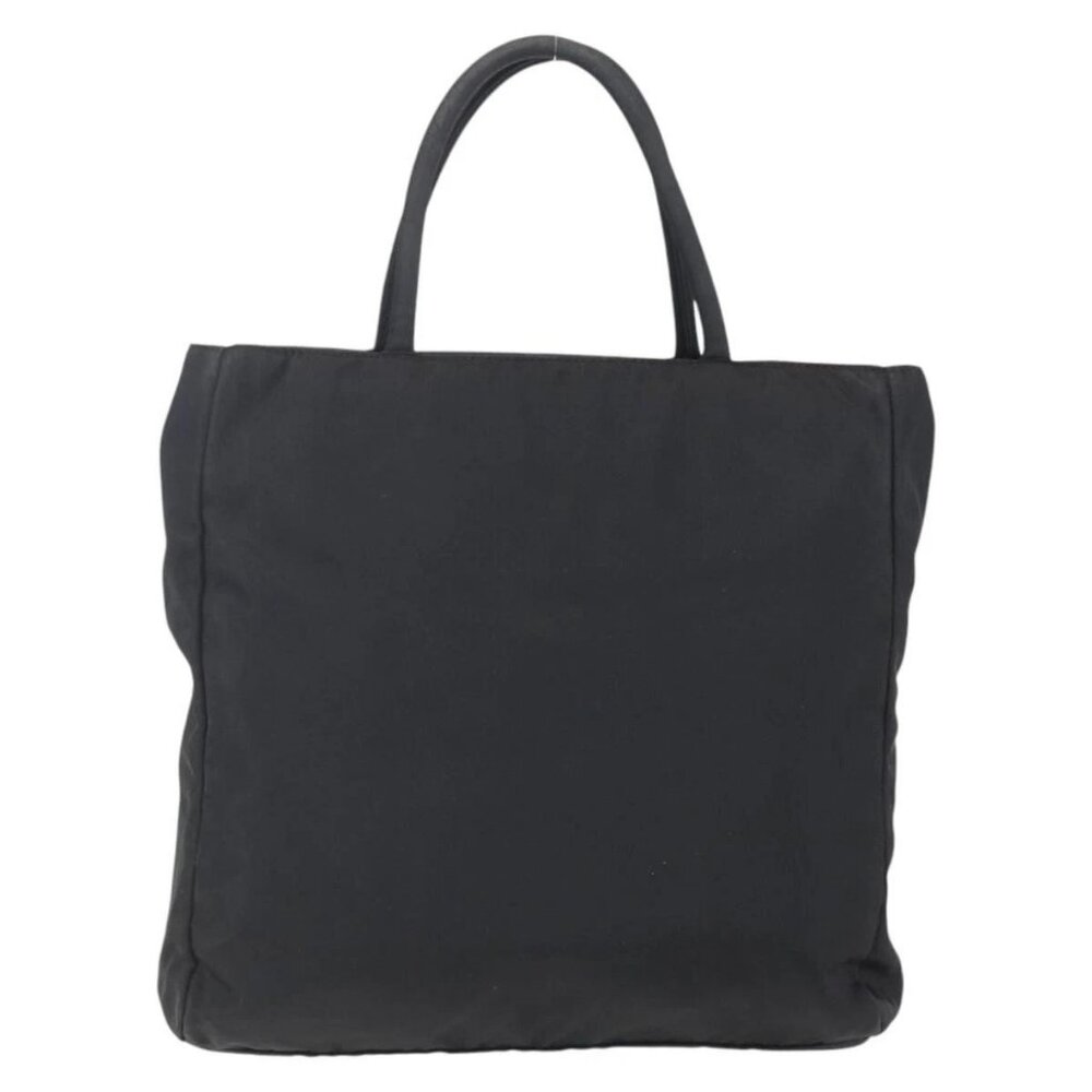 PRADA Hand Bag Nylon Black Silver Auth 153198 - Picture 3 of 16